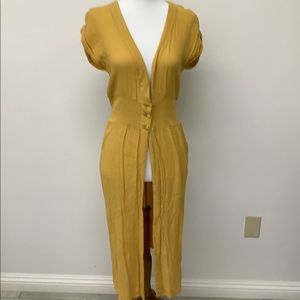 O’Neill Yellow Gauze Beach Coverup Tunic Dress